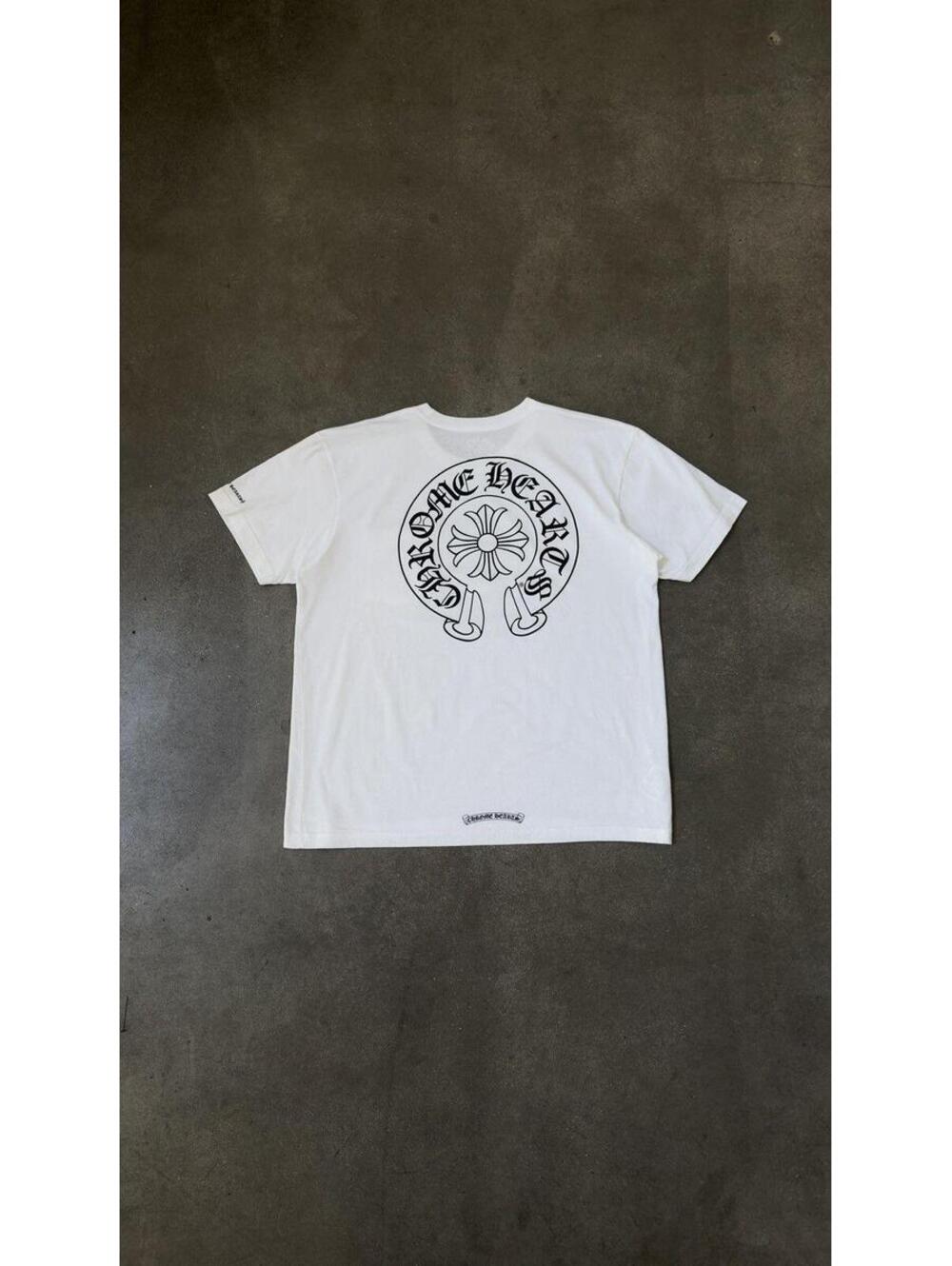 RARE! Chrome Hearts horseshoe logo pocket T-shirt
